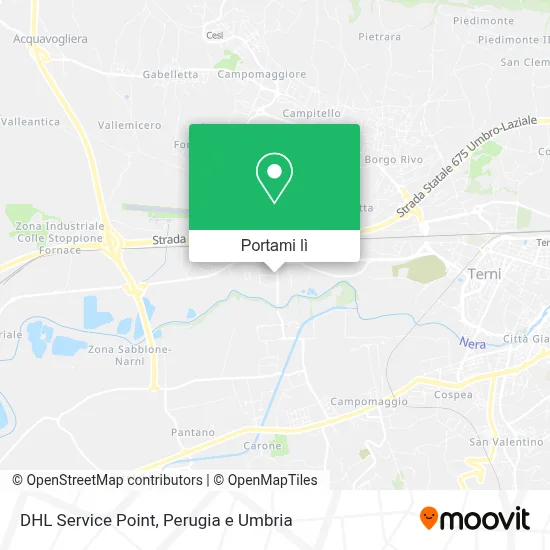 Mappa DHL Service Point