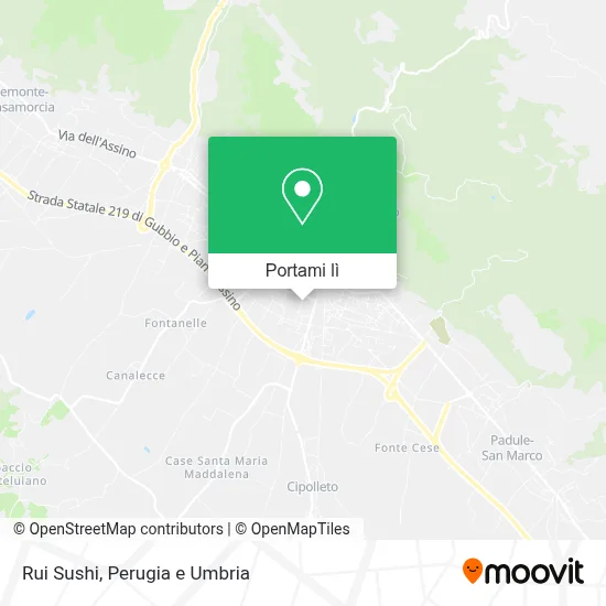 Mappa Rui Sushi