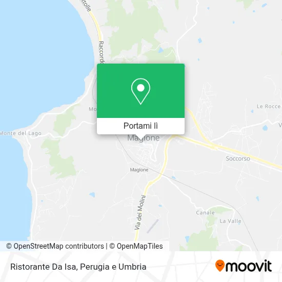 Mappa Ristorante Da Isa