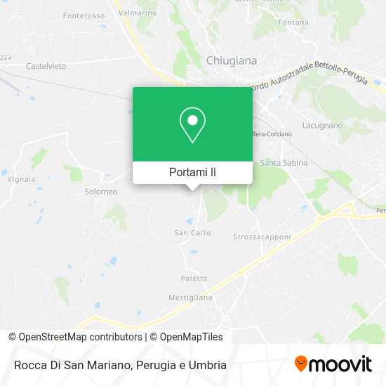 Mappa Rocca Di San Mariano