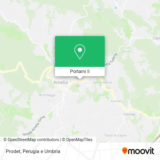Mappa Prodet