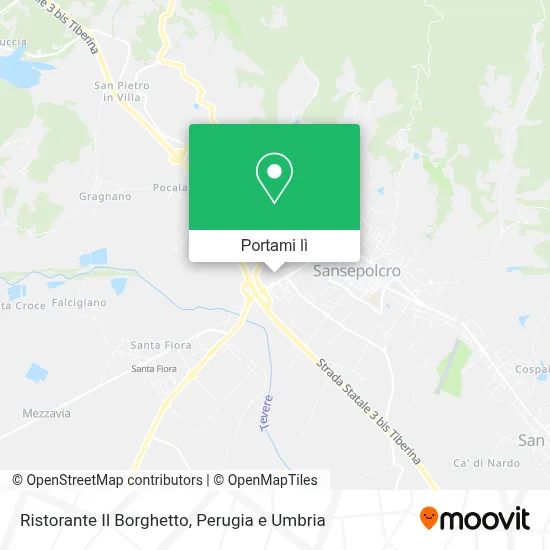 Mappa Ristorante Il Borghetto