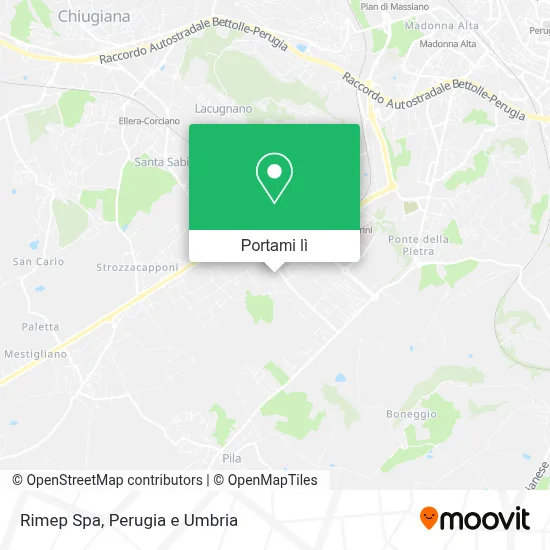 Mappa Rimep Spa
