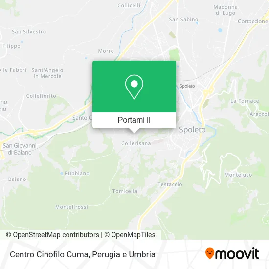 Mappa Centro Cinofilo Cuma