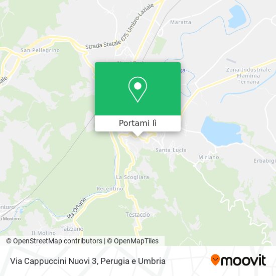 Mappa Via Cappuccini Nuovi 3