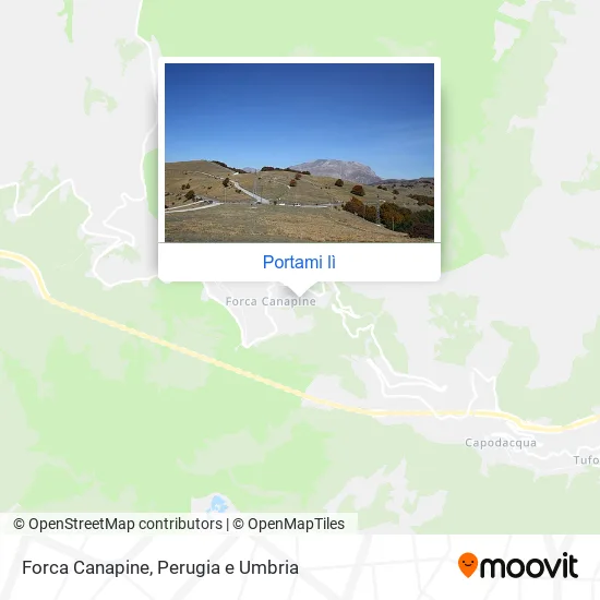 Mappa Forca Canapine