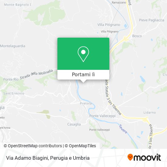 Mappa Via Adamo Biagini