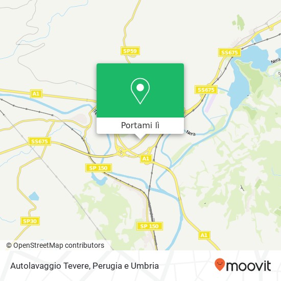 Mappa Autolavaggio Tevere