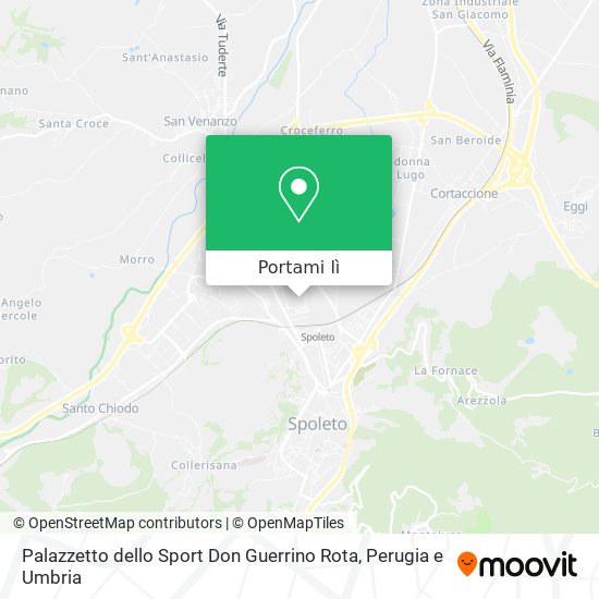 Mappa Palazzetto dello Sport Don Guerrino Rota