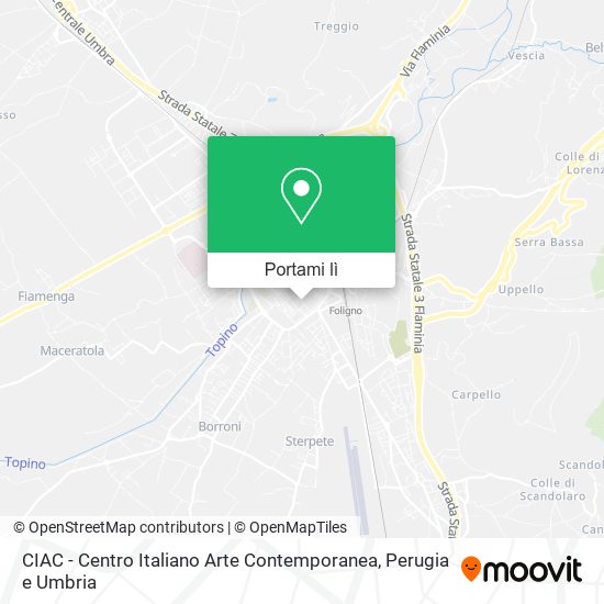 Mappa CIAC - Centro Italiano Arte Contemporanea