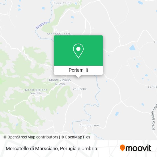 Mappa Mercatello di Marsciano