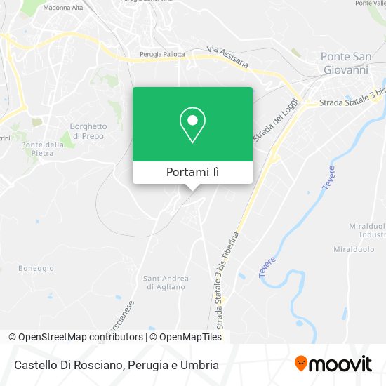 Mappa Castello Di Rosciano