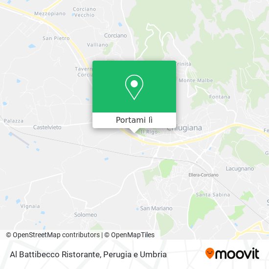 Mappa Al Battibecco Ristorante