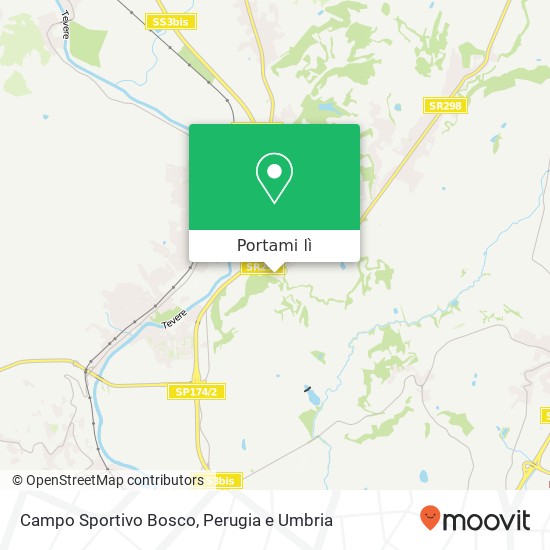 Mappa Campo Sportivo Bosco