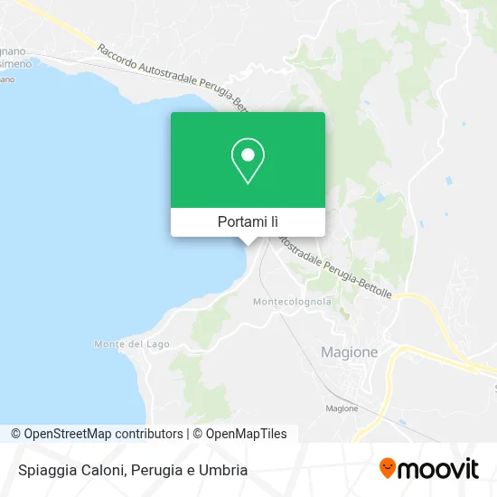 Mappa Spiaggia Caloni