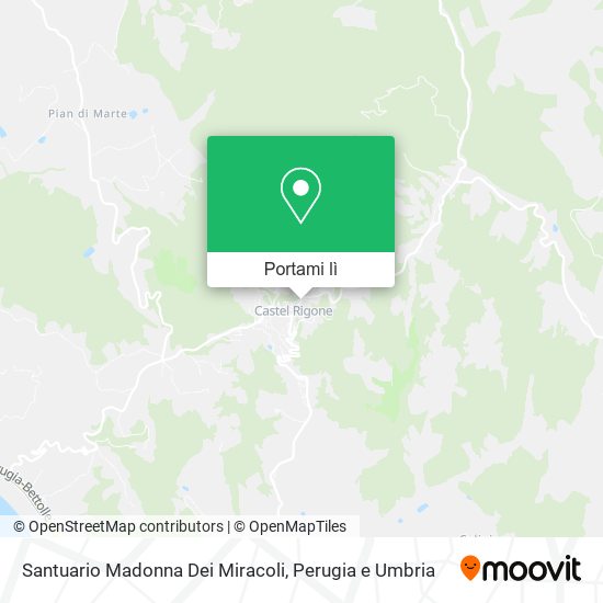 Mappa Santuario Madonna Dei Miracoli