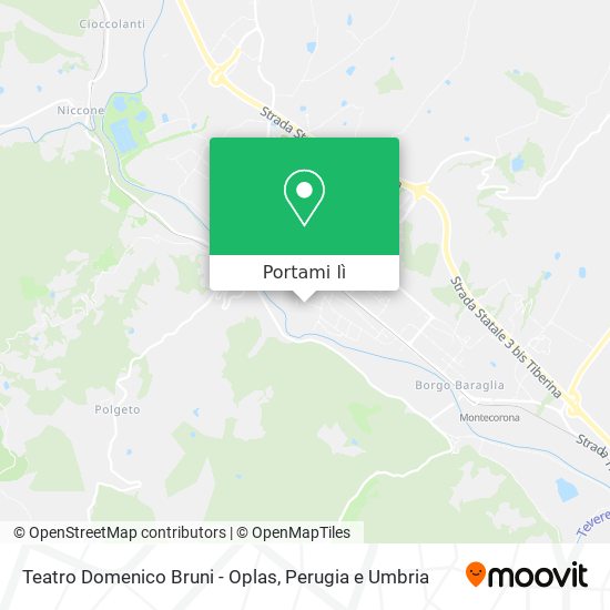 Mappa Teatro Domenico Bruni - Oplas