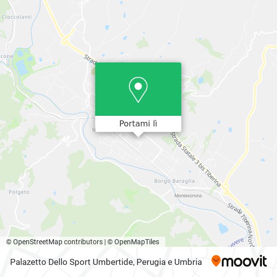 Mappa Palazetto Dello Sport Umbertide