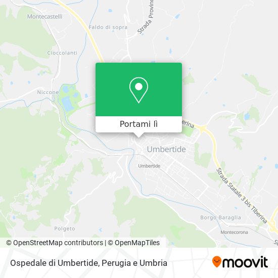 Mappa Ospedale di Umbertide
