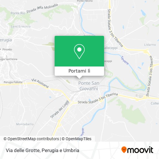 Mappa Via delle Grotte