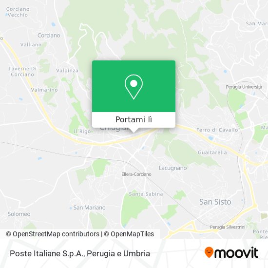 Mappa Poste Italiane S.p.A.
