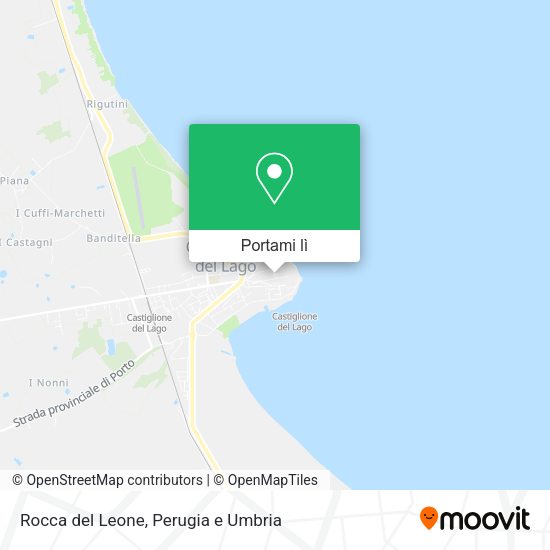 Mappa Rocca del Leone