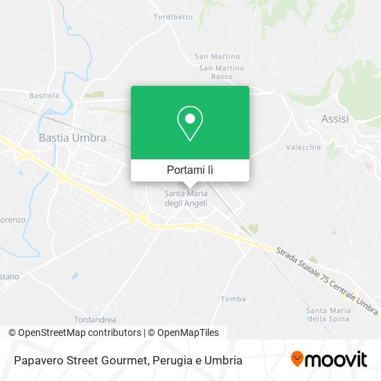 Mappa Papavero Street Gourmet