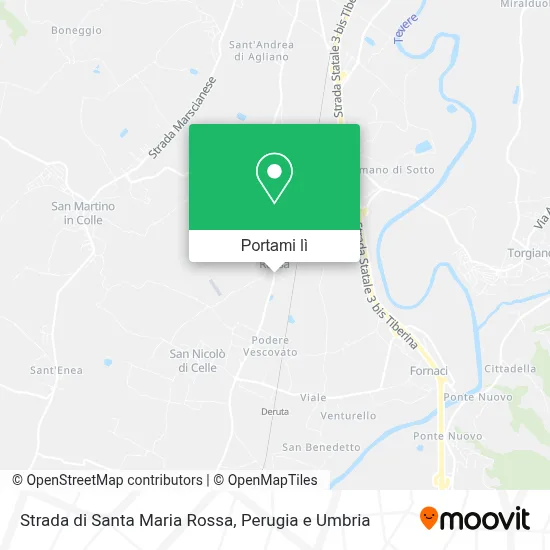 Mappa Strada di Santa Maria Rossa