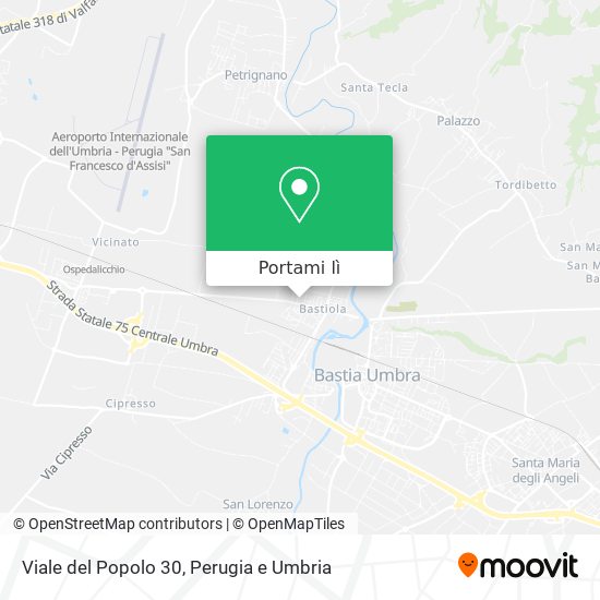 Mappa Viale del Popolo 30