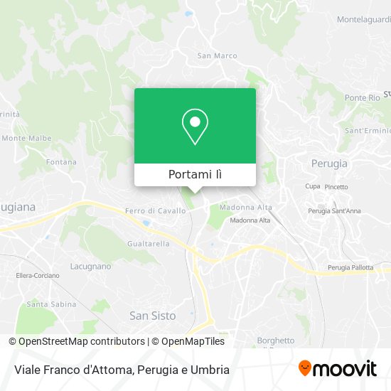 Mappa Viale Franco d'Attoma