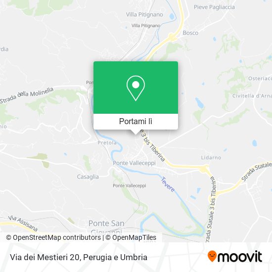Mappa Via dei Mestieri 20