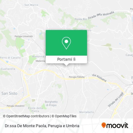 Mappa Dr.ssa De Monte Paola