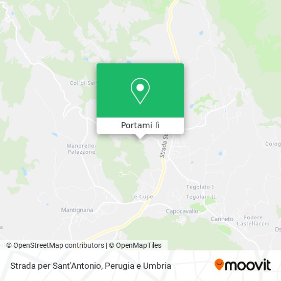 Mappa Strada per Sant'Antonio