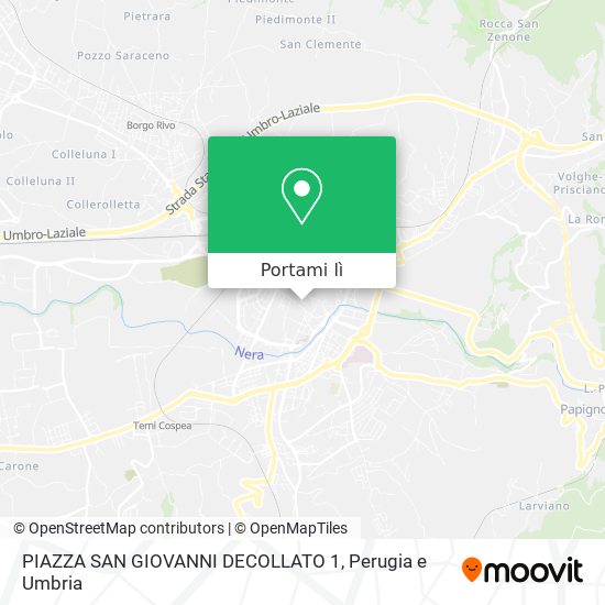 Mappa PIAZZA SAN GIOVANNI DECOLLATO 1