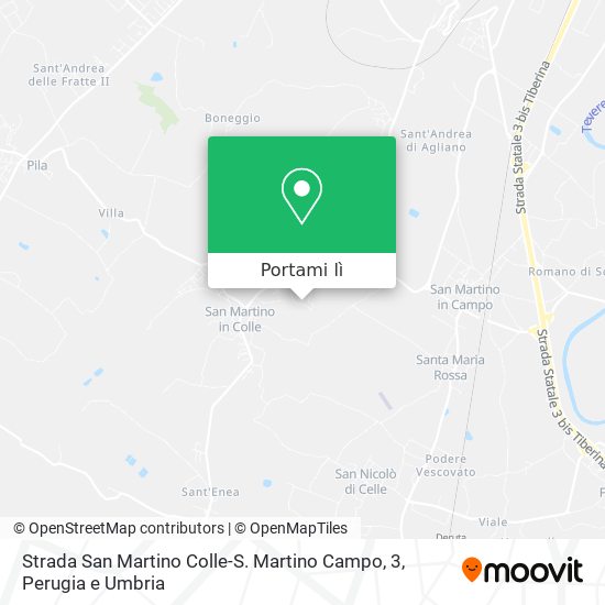 Mappa Strada San Martino Colle-S. Martino Campo, 3