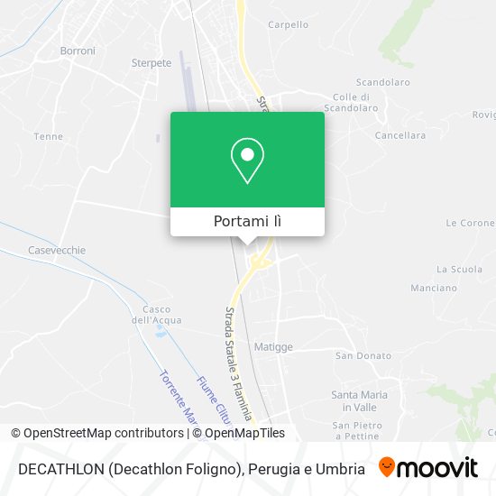 Mappa DECATHLON (Decathlon Foligno)