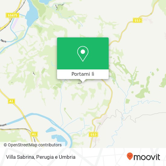 Mappa Villa Sabrina