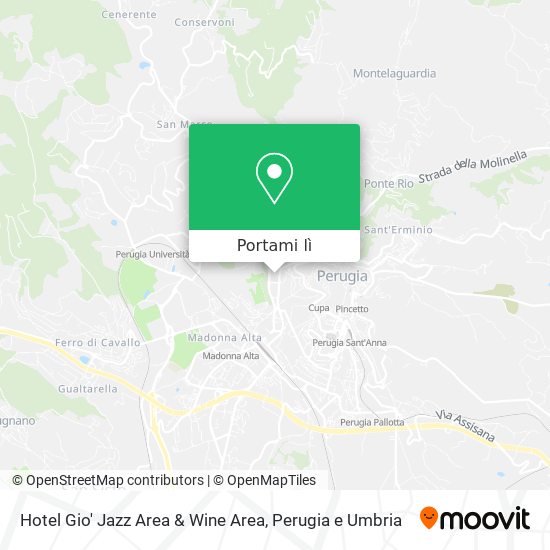 Mappa Hotel Gio' Jazz Area & Wine Area