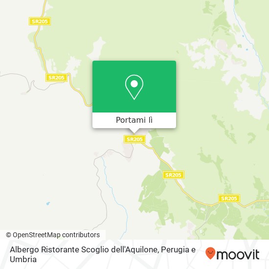 Mappa Albergo Ristorante Scoglio dell'Aquilone, Via 1 Maggio 05020 Lugnano in Teverina