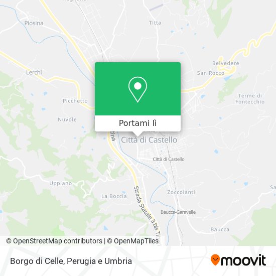 Mappa Borgo di Celle