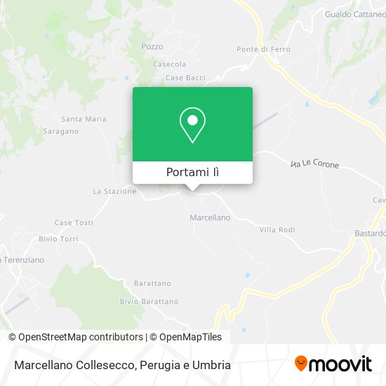 Mappa Marcellano Collesecco
