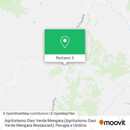 Mappa Agriturismo Oasi Verde Mengara