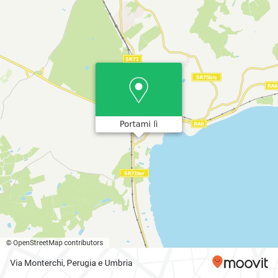 Mappa Via Monterchi