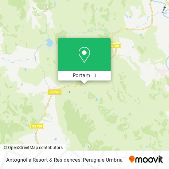 Mappa Antognolla Resort & Residences