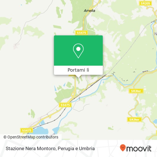 Mappa Stazione Nera Montoro