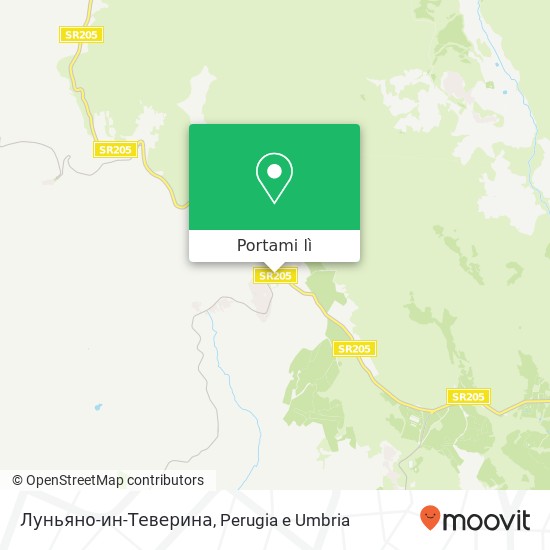 Mappa Луньяно-ин-Теверина