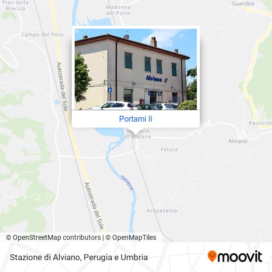 Mappa Stazione di Alviano