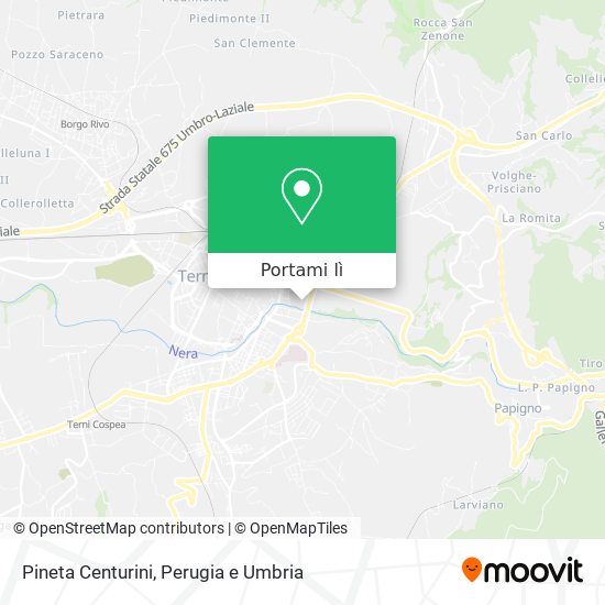 Mappa Pineta Centurini