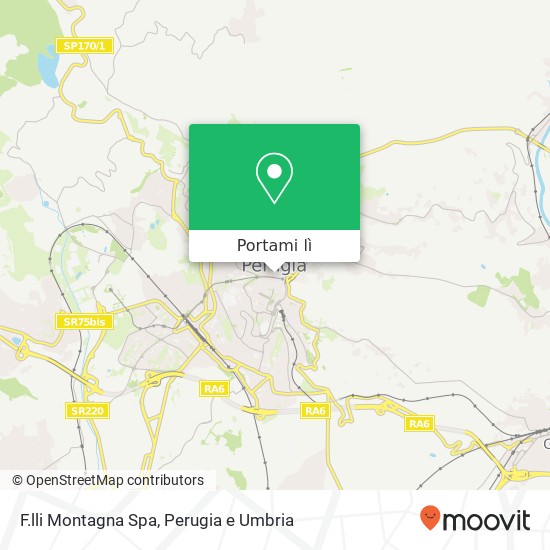 Mappa F.lli Montagna Spa