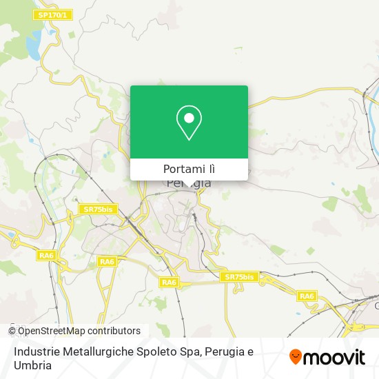 Mappa Industrie Metallurgiche Spoleto Spa